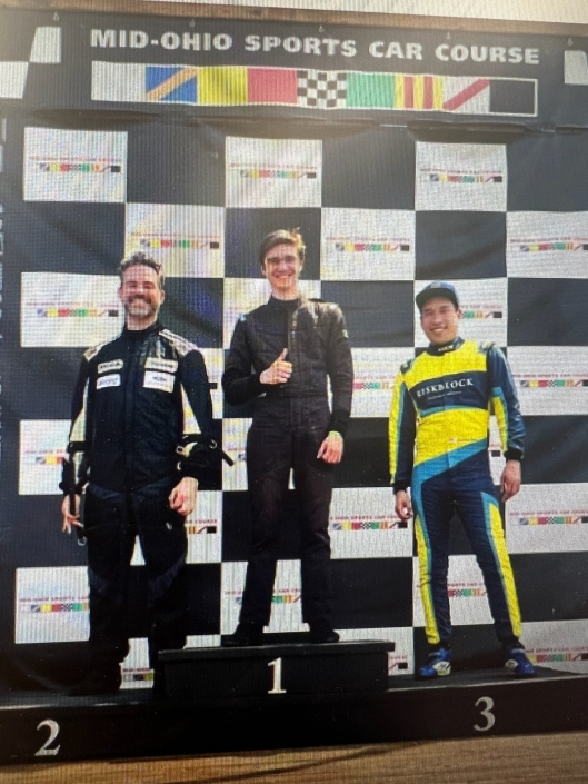 Vaughn Mishko on the podium.