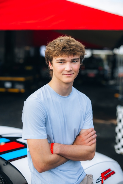 Vaughn Mishko teen driver without helmet